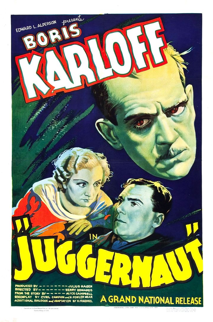 Juggernaut (1936) Poster