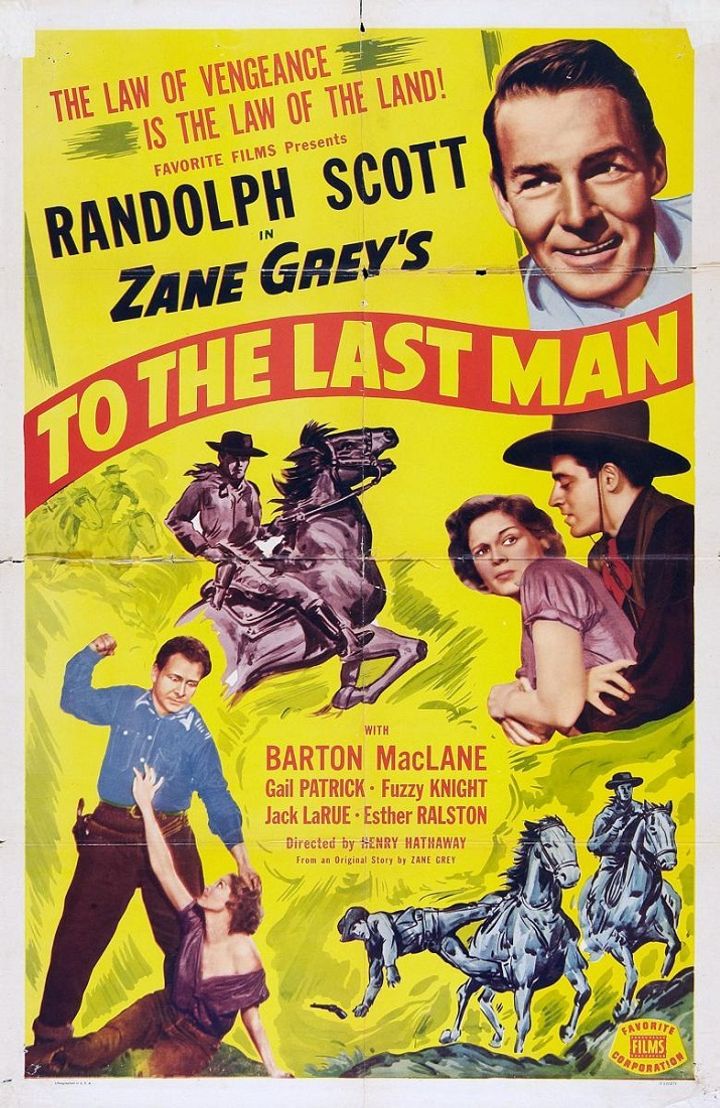 To The Last Man (1933) Poster