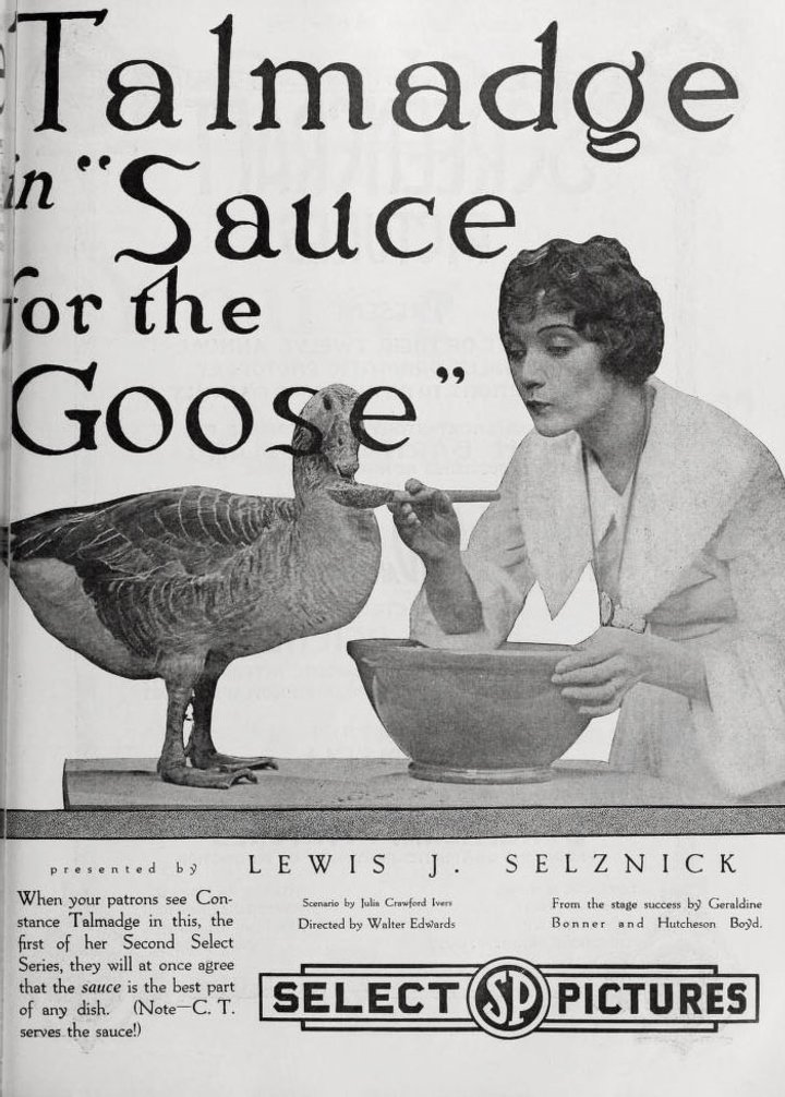 Sauce For The Goose (1918) Poster