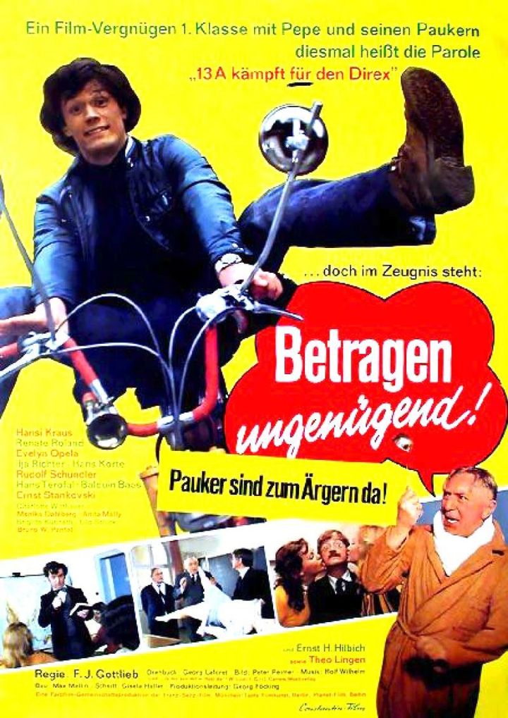 Betragen Ungenügend! (1972) Poster