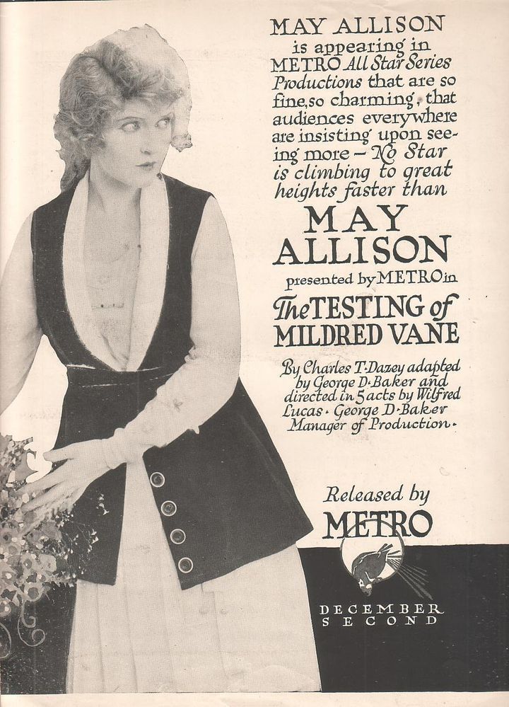 The Testing Of Mildred Vane (1918) Poster