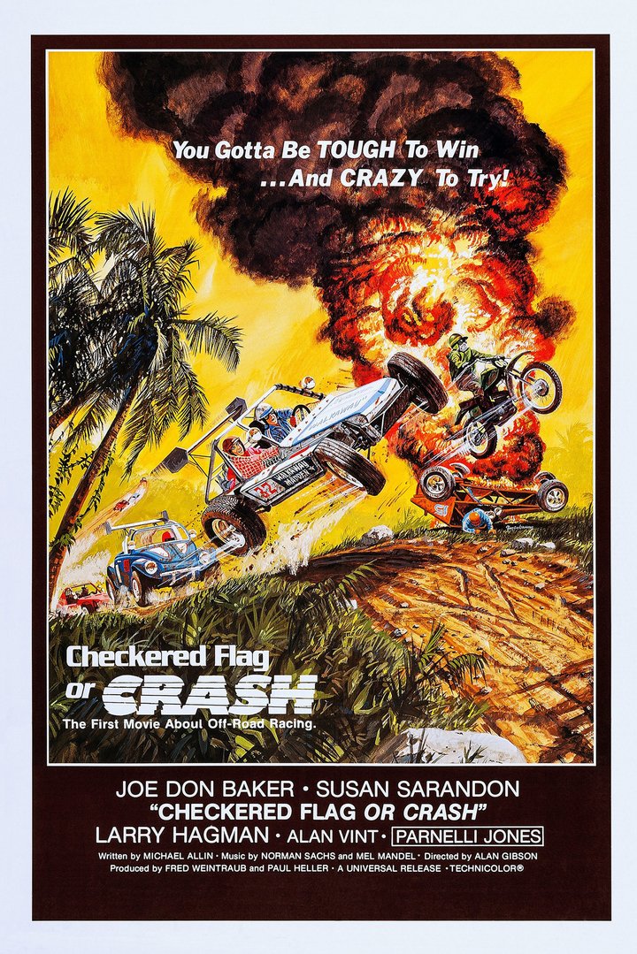 Checkered Flag Or Crash (1977) Poster