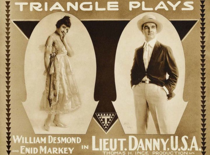 Lieutenant Danny, U.s.a. (1916) Poster