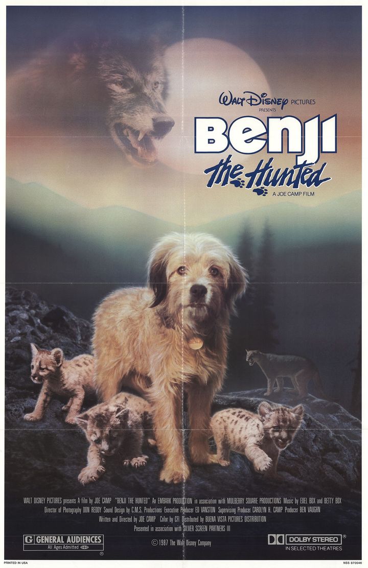 Benji The Hunted (1987) Poster