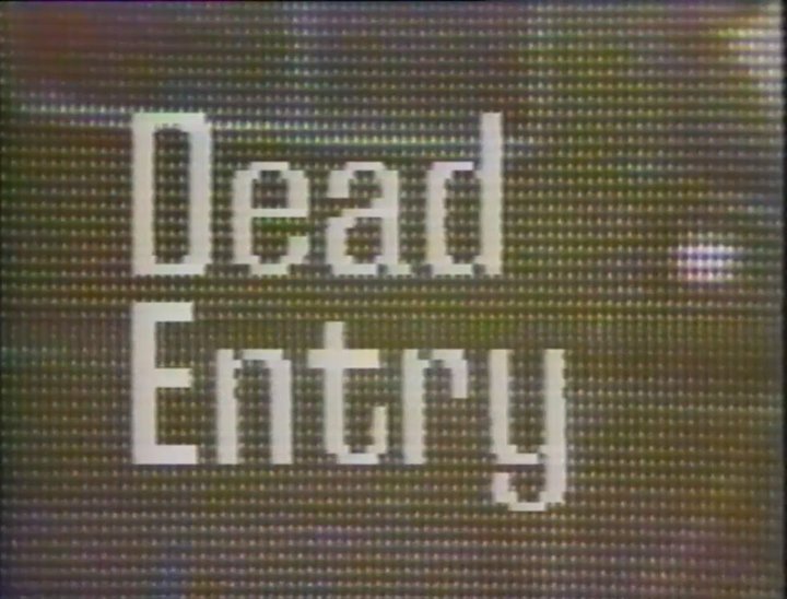 Dead Entry (1987) Poster