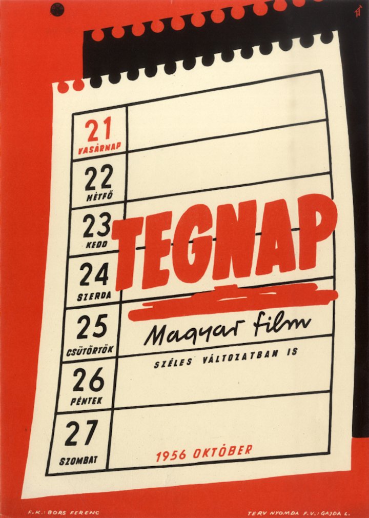 Tegnap (1959) Poster