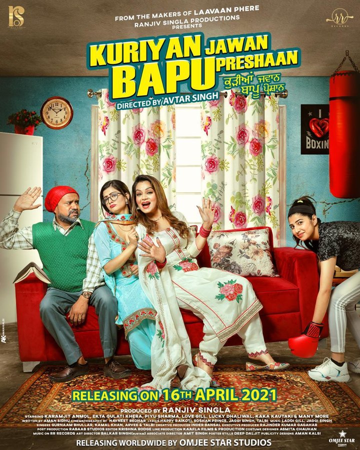 Kuriyan Jawan Bapu Preshaan (2021) Poster