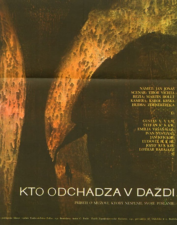 Kto Odchádza V Dazdi (1975) Poster