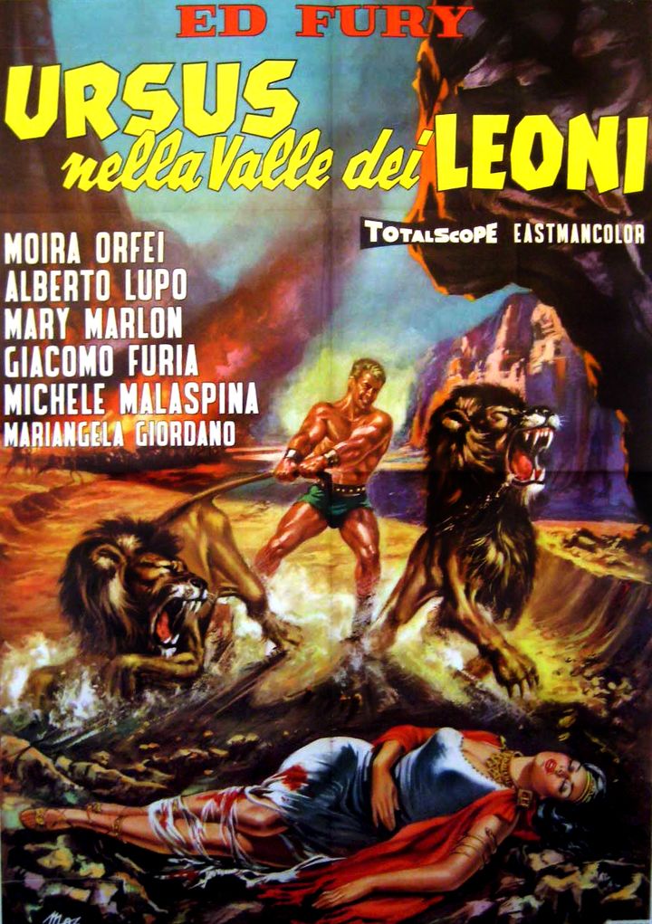 Ursus Nella Valle Dei Leoni (1961) Poster