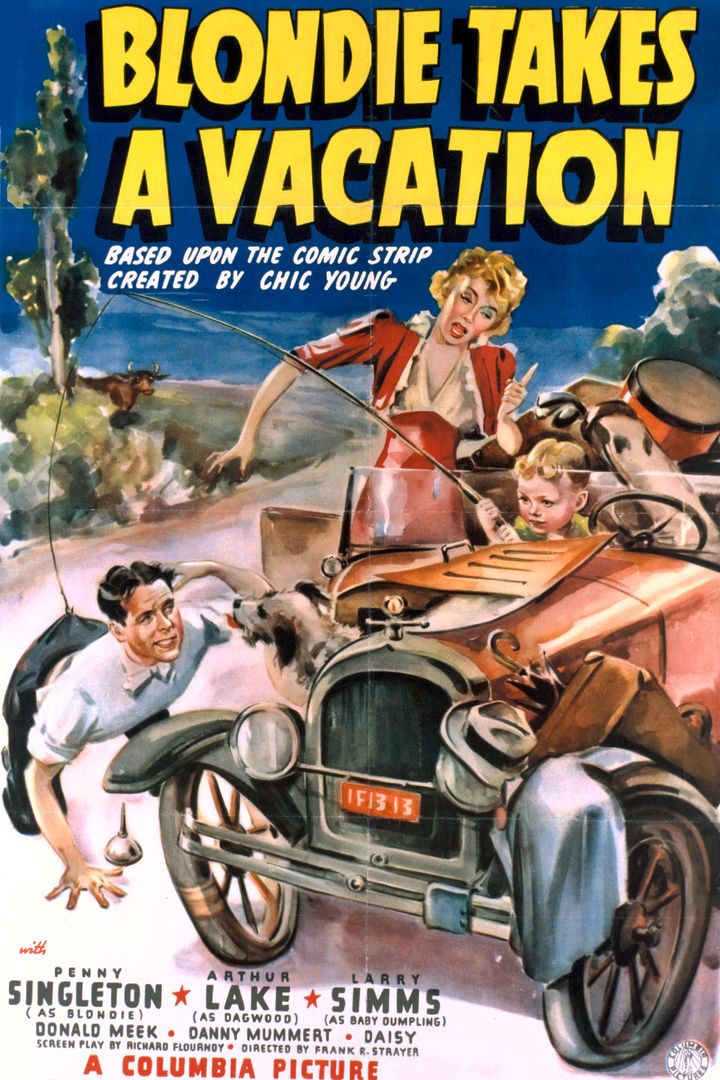 Blondie Takes A Vacation (1939) Poster