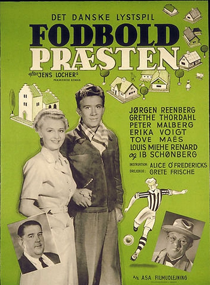 Fodboldpræsten (1951) Poster