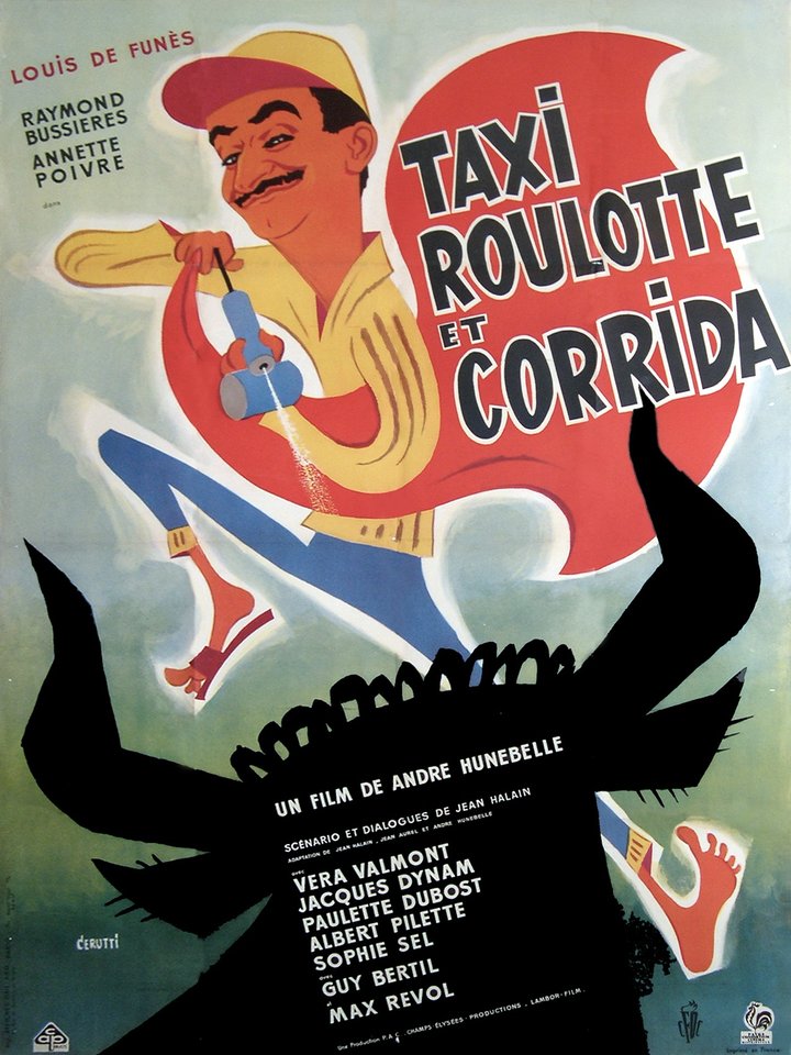 Taxi Roulotte Et Corrida (1958) Poster