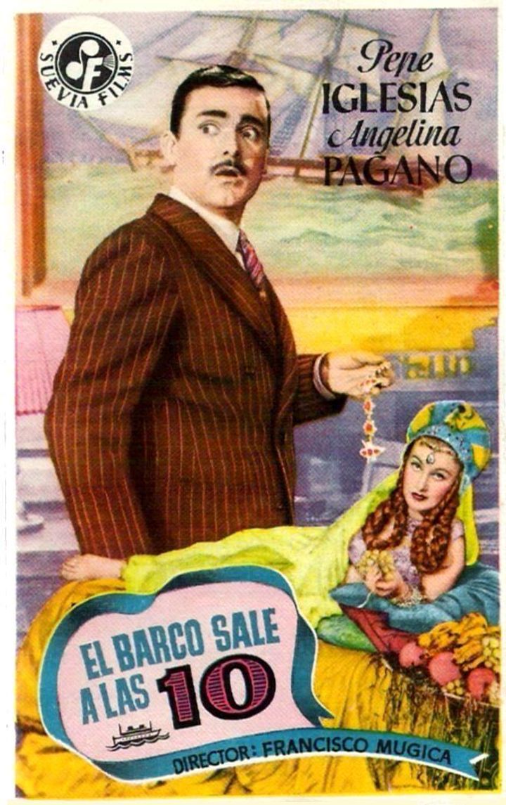 El Barco Sale A Las Diez (1948) Poster