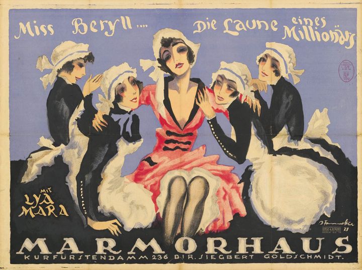 Miss Beryll... Die Laune Eines Millionärs (1921) Poster