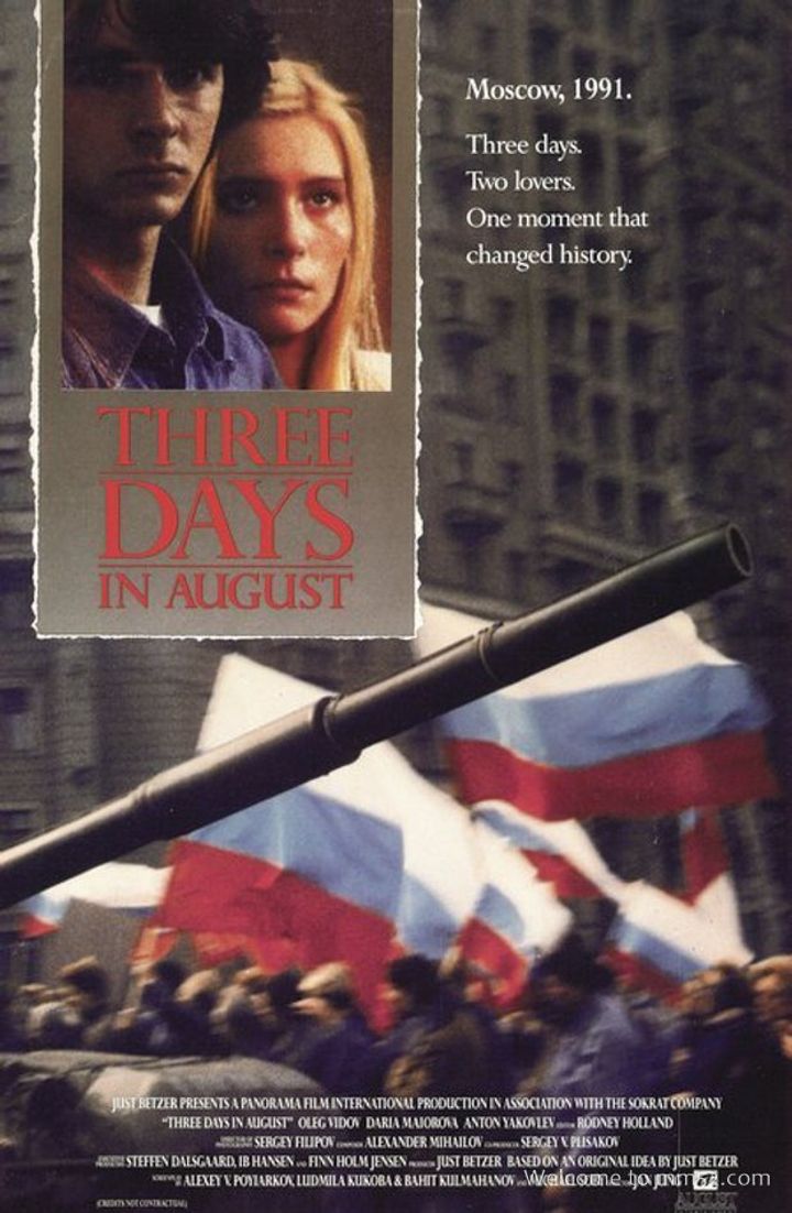 Three Days In August (1992) Poster