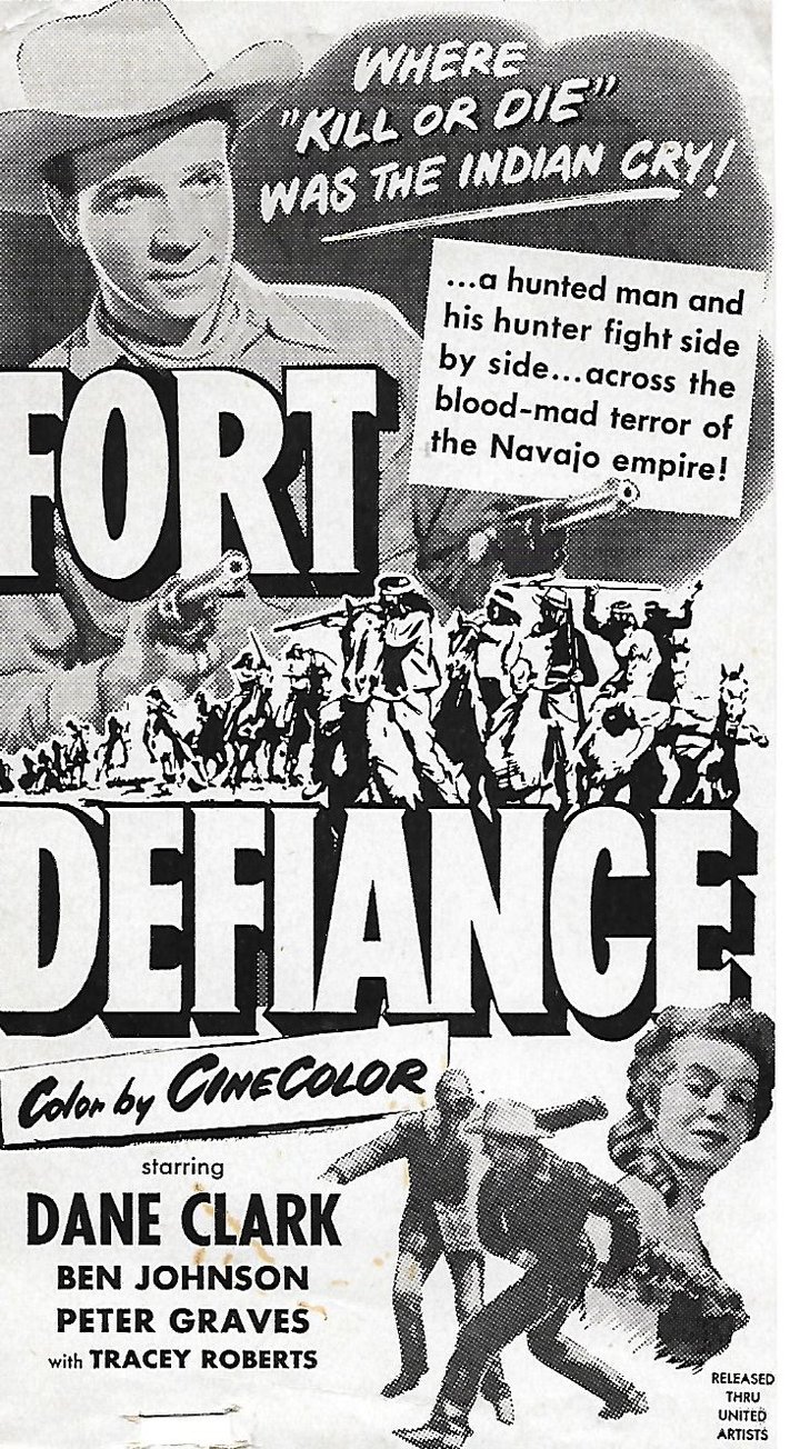 Fort Defiance (1951) Poster