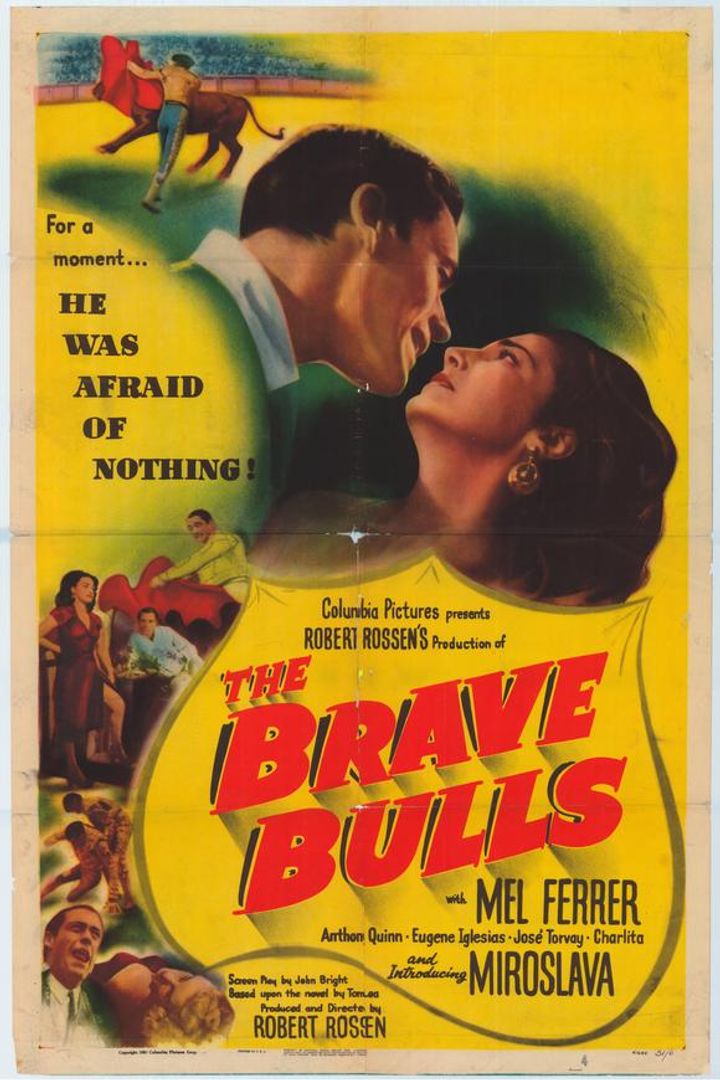 The Brave Bulls (1951) Poster