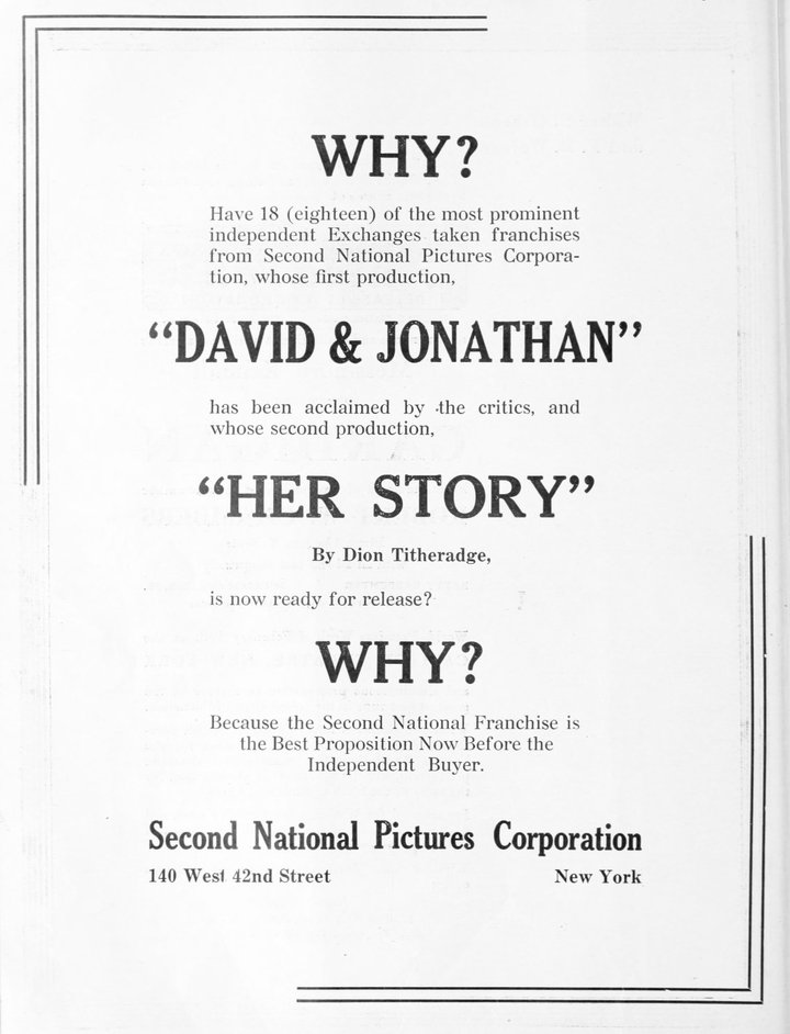 Her Story (1920) Poster