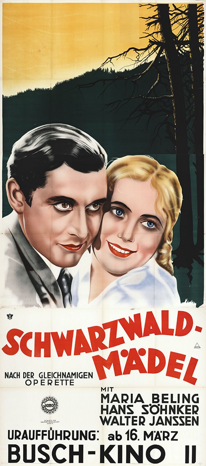 Schwarzwaldmädel (1933) Poster