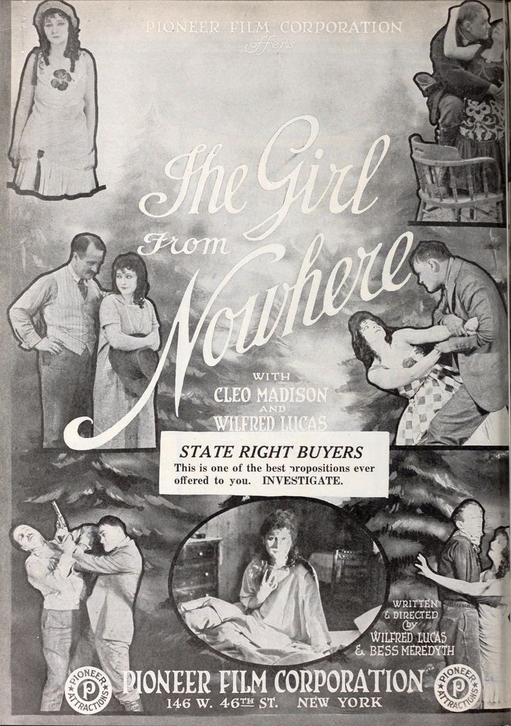 Girl From Nowhere (1919) Poster