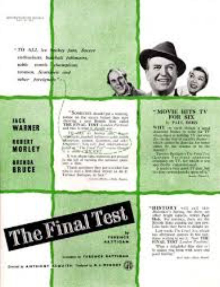 The Final Test (1953) Poster