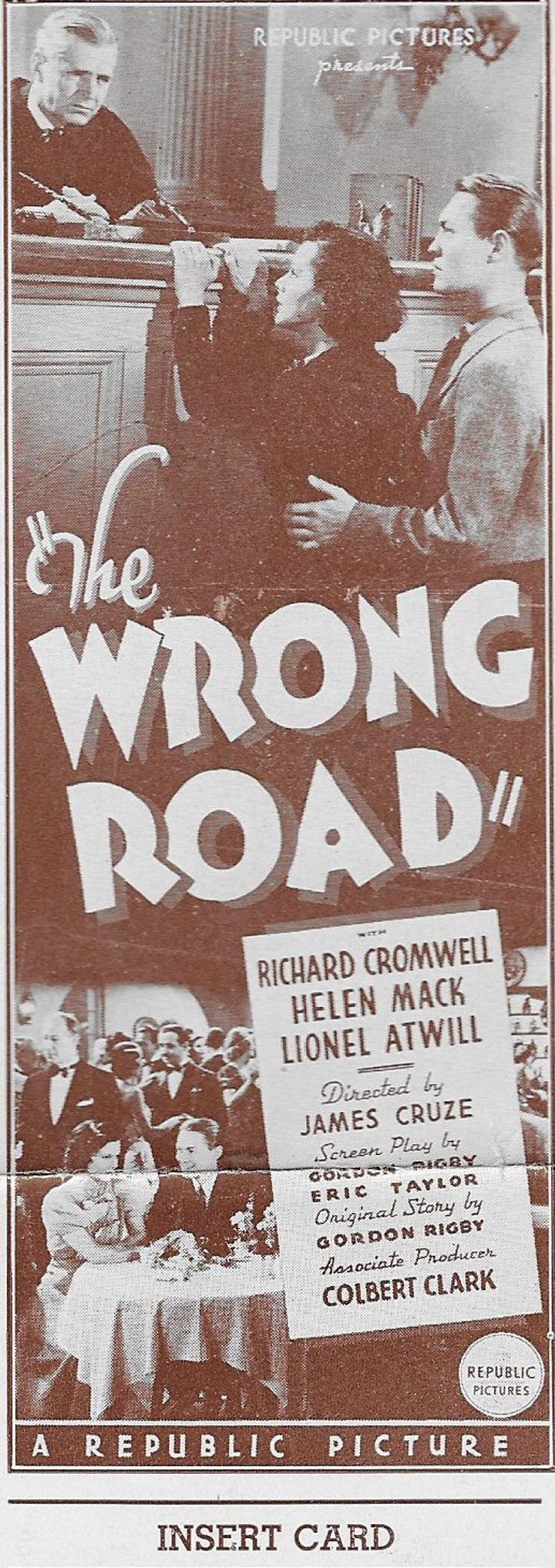 The Wrong Road (1937) Poster