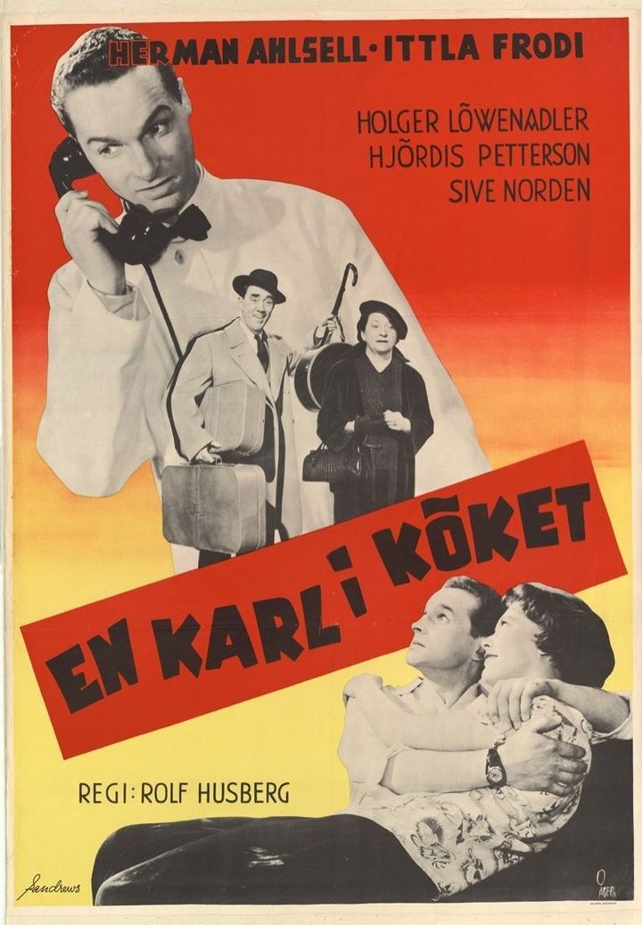 En Karl I Köket (1954) Poster