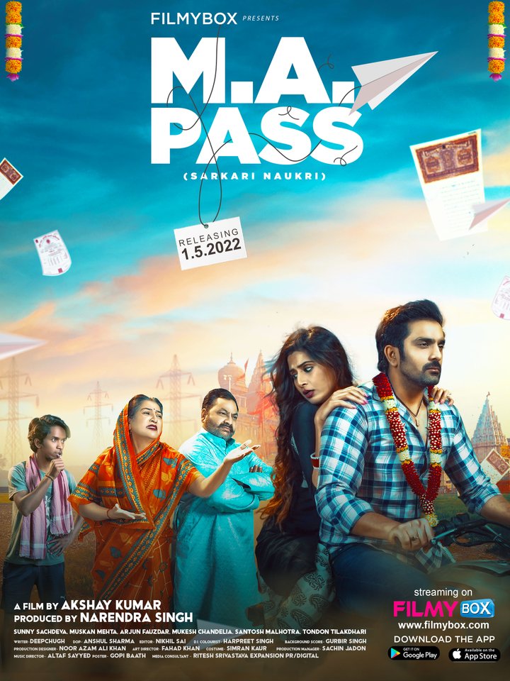 M A Pass (sarkari Naukri) (2022) Poster