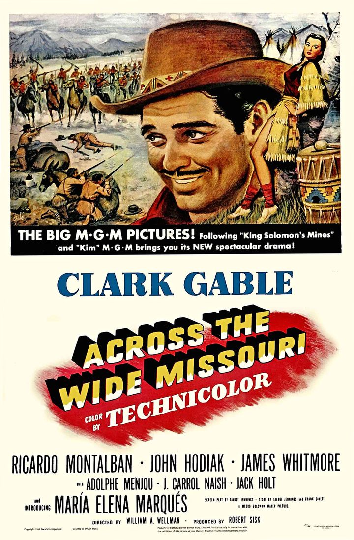 Across The Wide Missouri (1951) Poster