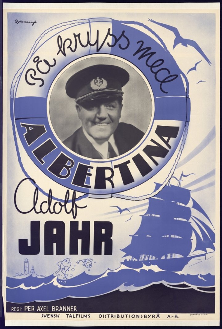 På Kryss Med Albertina (1938) Poster