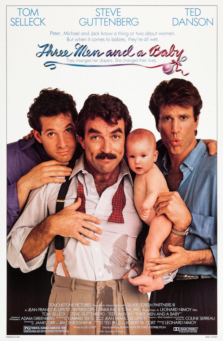 3 Men And A Baby (1987) Poster