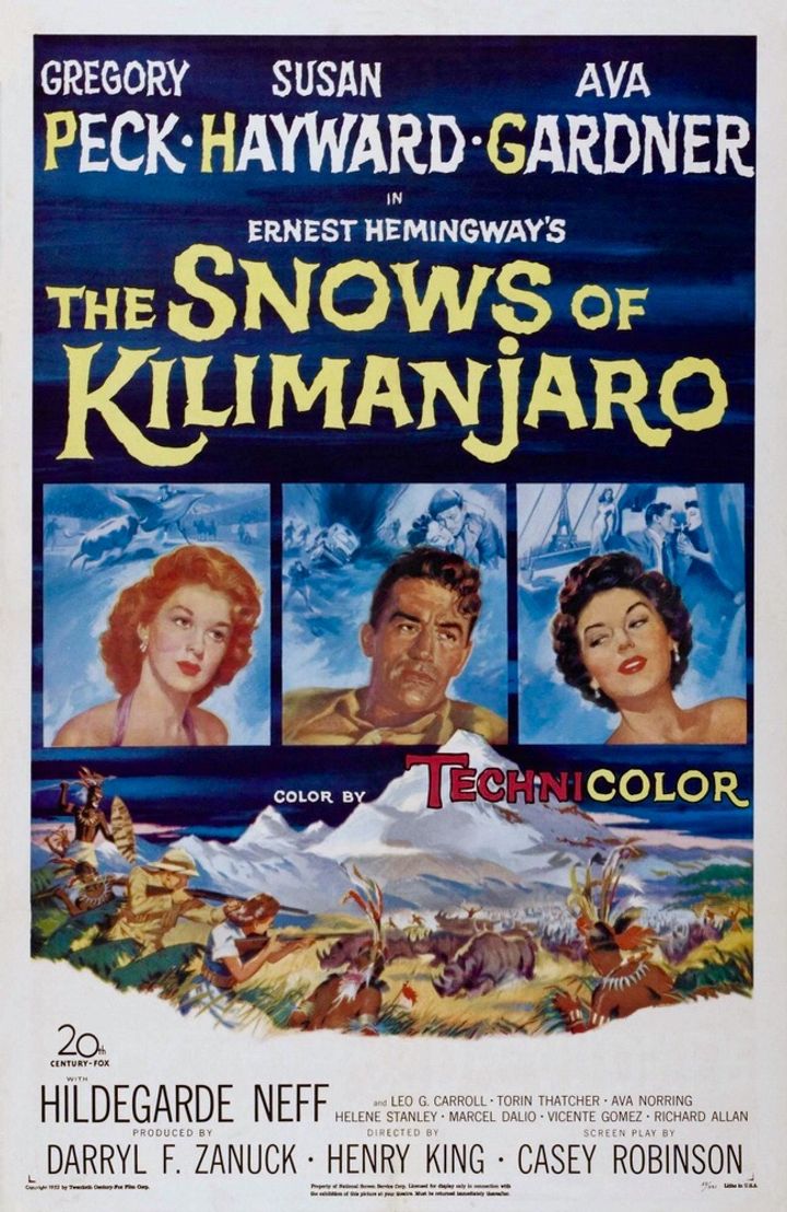 The Snows Of Kilimanjaro (1952) Poster