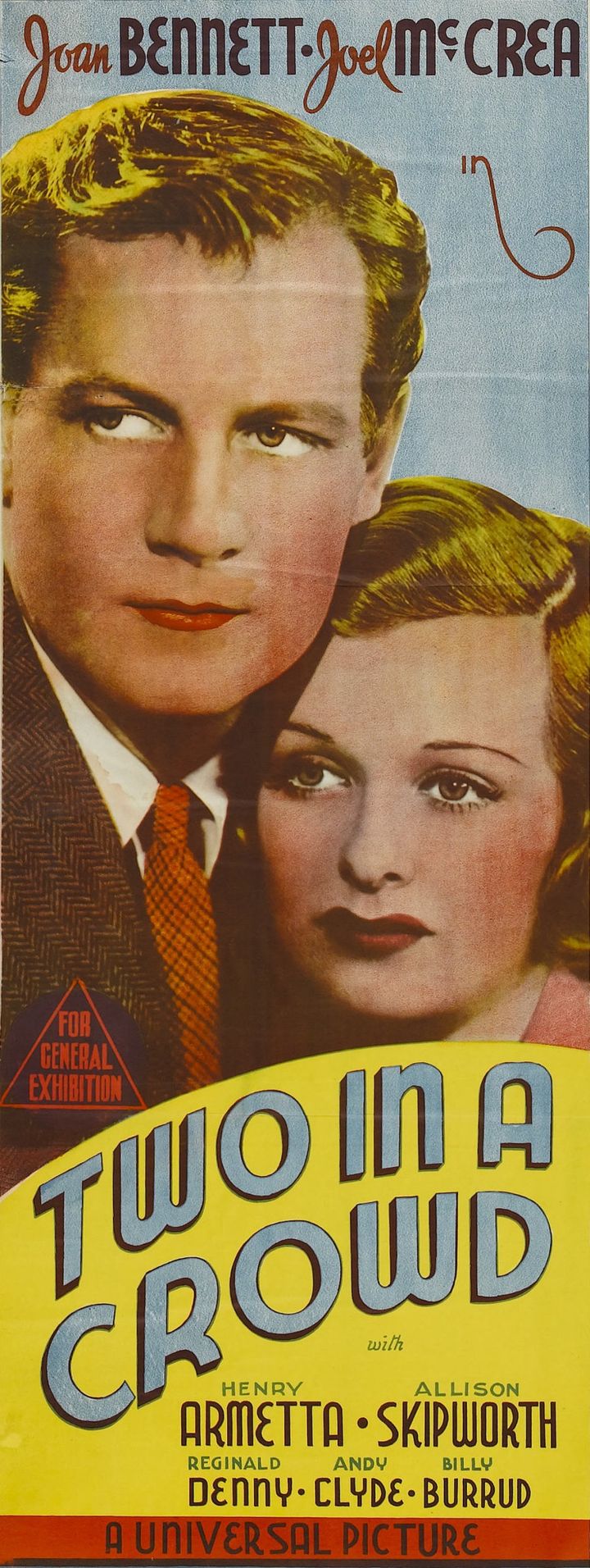 Two In A Crowd (1936) Poster