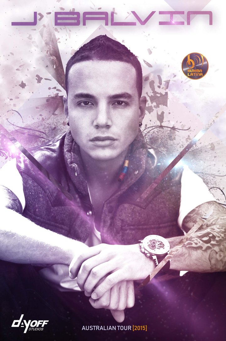 J Balvin Australian Tour (2015) Poster