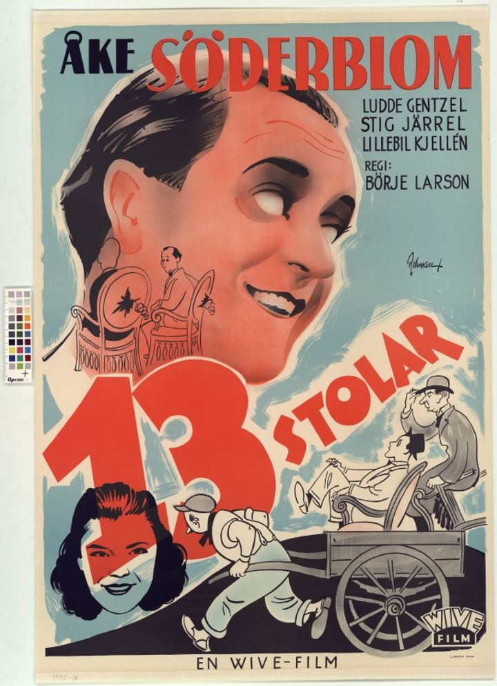 13 Stolar (1945) Poster