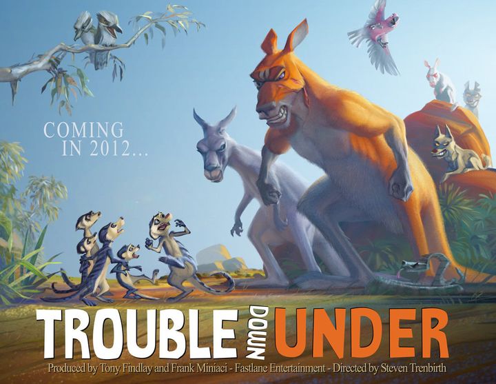 Trouble Down Under Poster