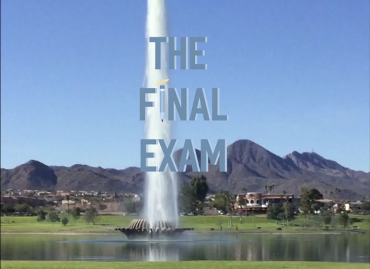 The Final Exam Poster