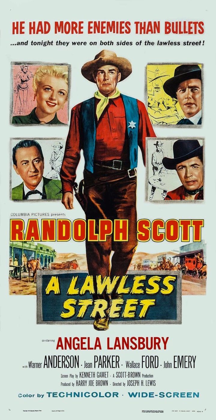 A Lawless Street (1955) Poster