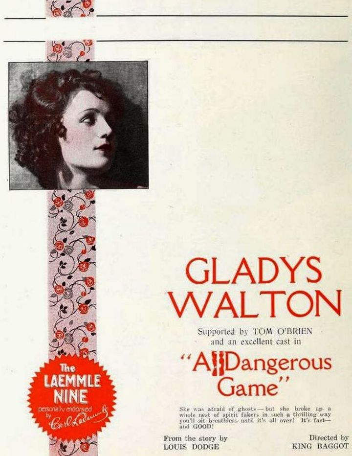 A Dangerous Game (1922) Poster