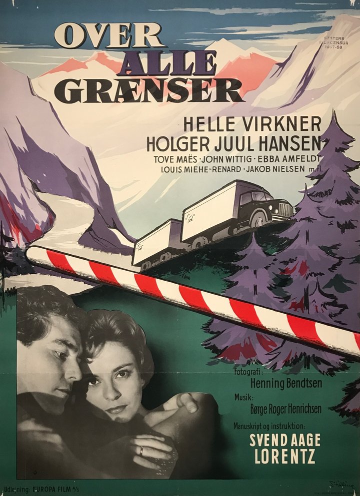 Over Alle Grænser (1958) Poster