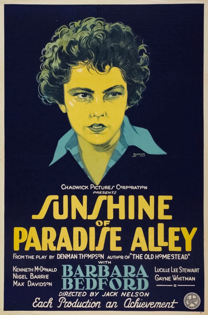 Sunshine Of Paradise Alley (1926) Poster