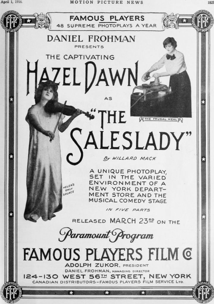 The Saleslady (1916) Poster