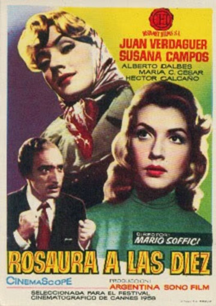 Rosaura A Las 10 (1958) Poster