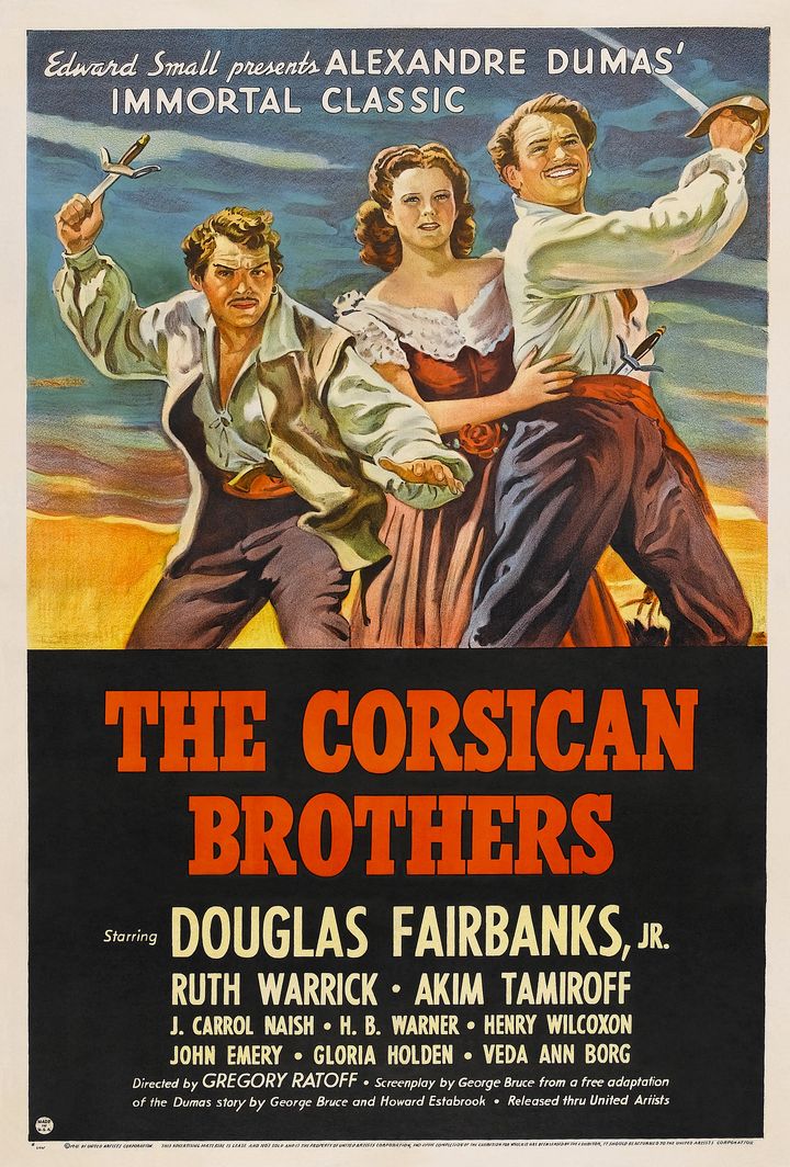 The Corsican Brothers (1941) Poster