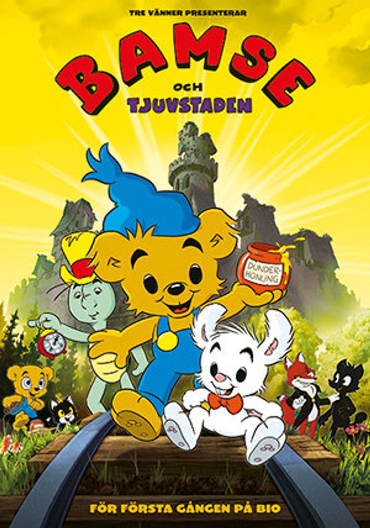 Bamse Och Tjuvstaden (2014) Poster