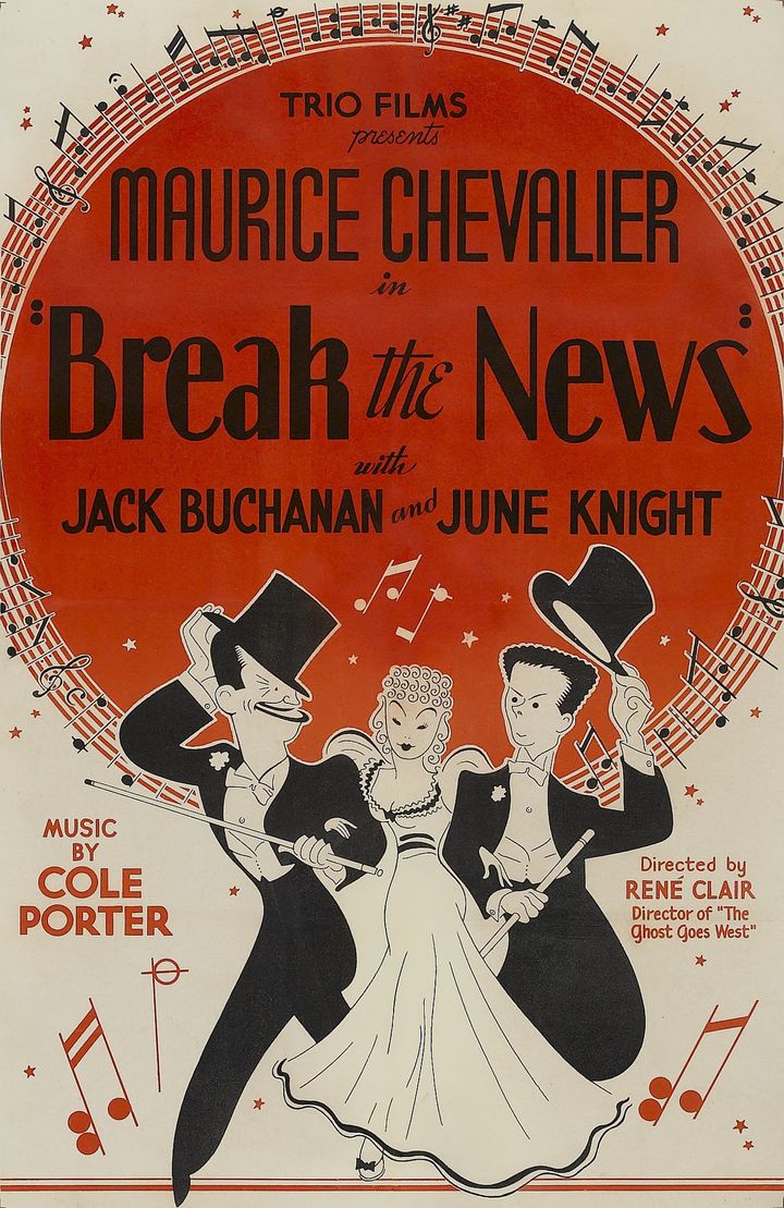 Break The News (1938) Poster