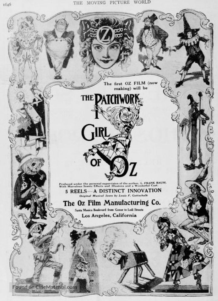 The Patchwork Girl Of Oz (1914) Poster