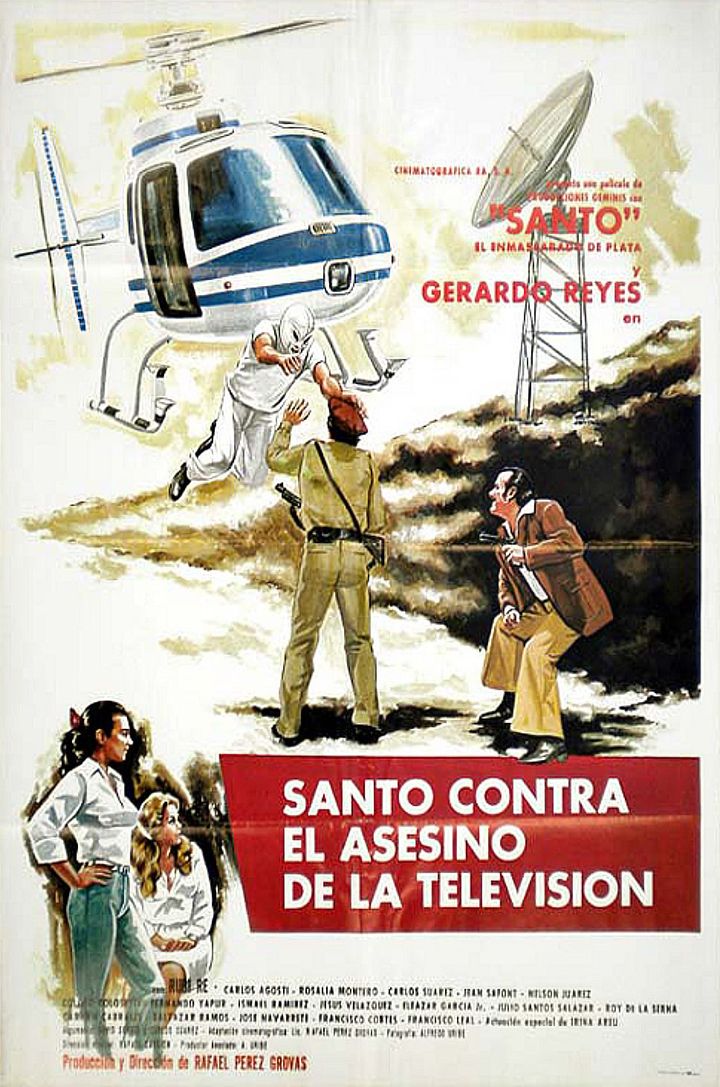 Santo Contra El Asesino De La T.v. (1982) Poster