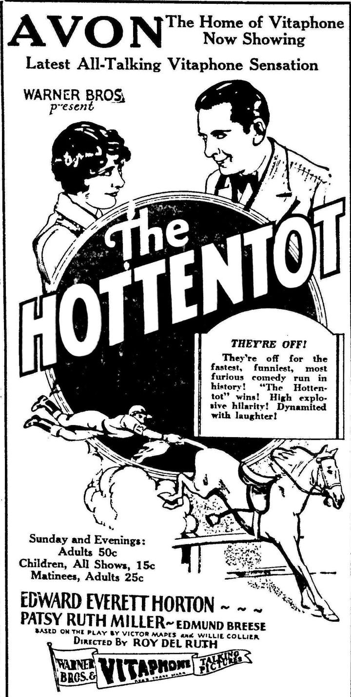 The Hottentot (1929) Poster