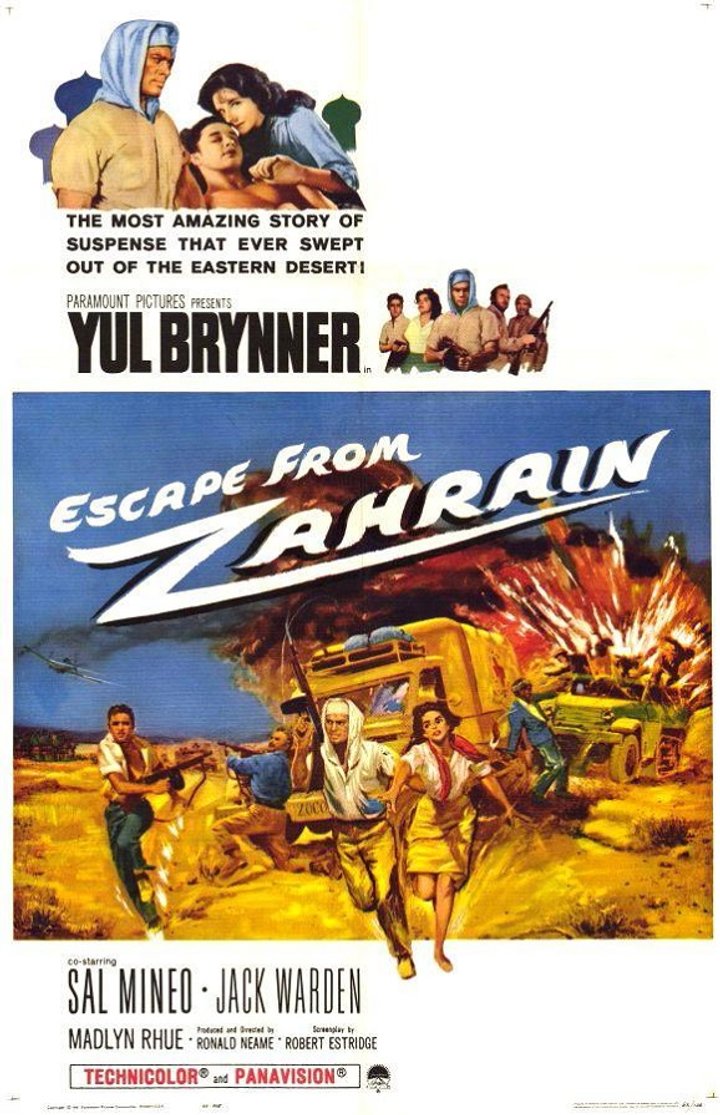 Escape From Zahrain (1962) Poster